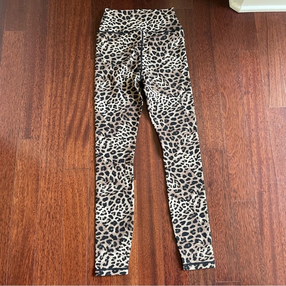 Spiritual Gangster Perfect High Waisted Leggings Leopard Animal Print Size Small - Picture 9 of 12